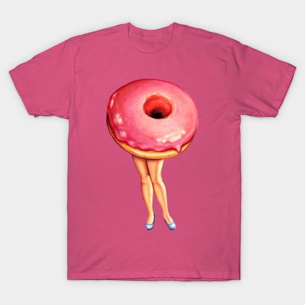 Donut Girl T-Shirt by KellyGilleran